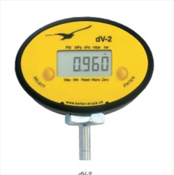 Đồng hồ đo áp suất điện tử Keller dV-2